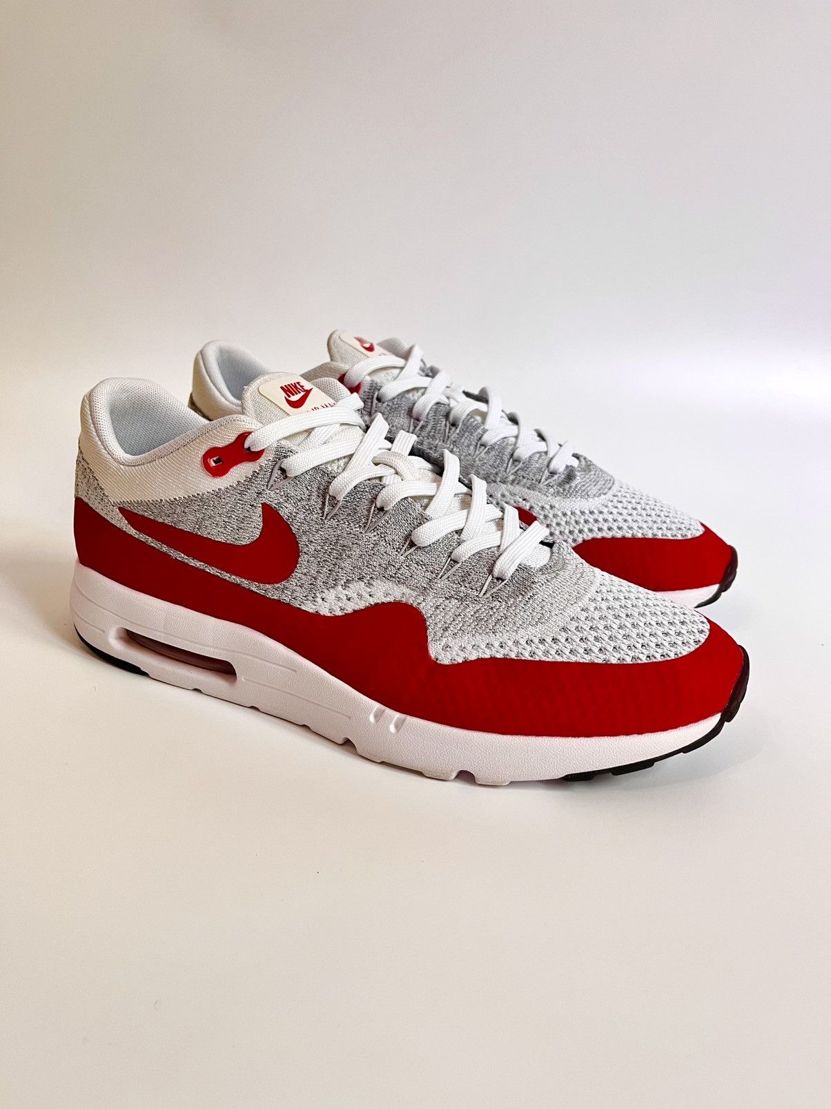 Nike Nike Air Max 1 OG Flyknit “University Red” Size US 10.5 / EU 43-44 - 4 Thumbnail