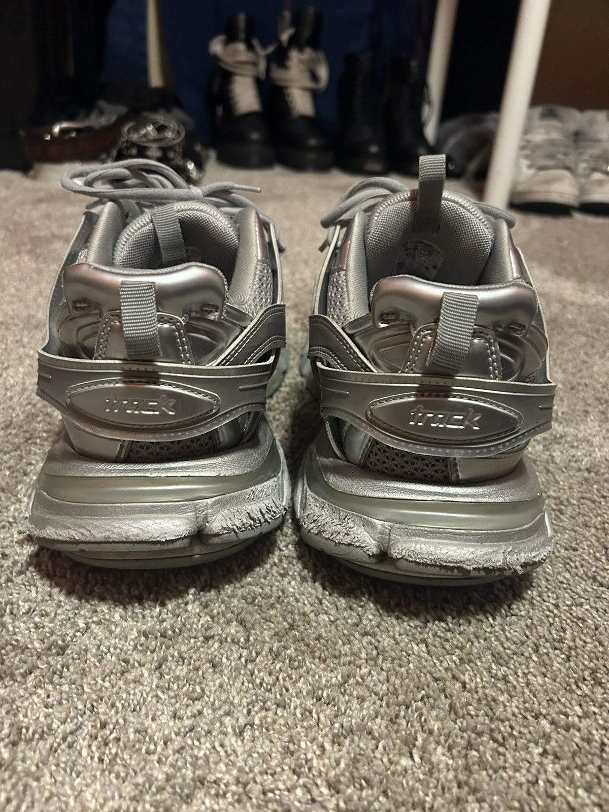 Balenciaga Silver balenciaga tracks Size US 10 / EU 43 - 6 Thumbnail