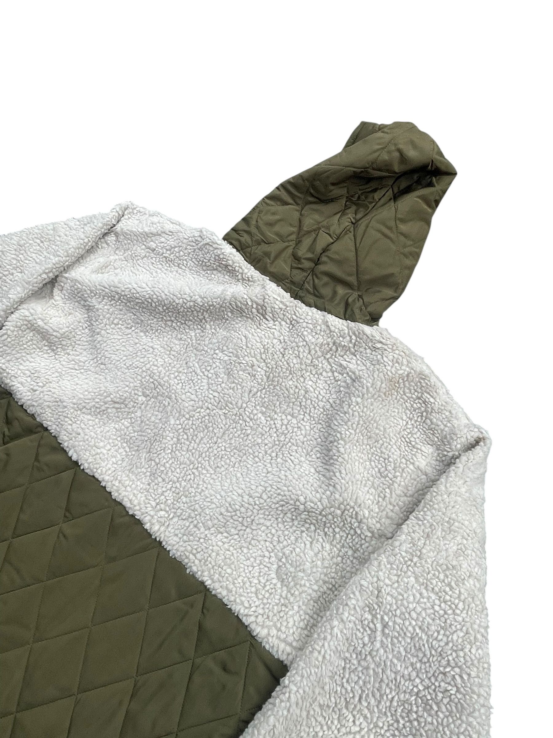 Japanese Brand Lax Dan Tia Quilted Sherpa Jacket Size US XL / EU 56 / 4 - 9 Thumbnail