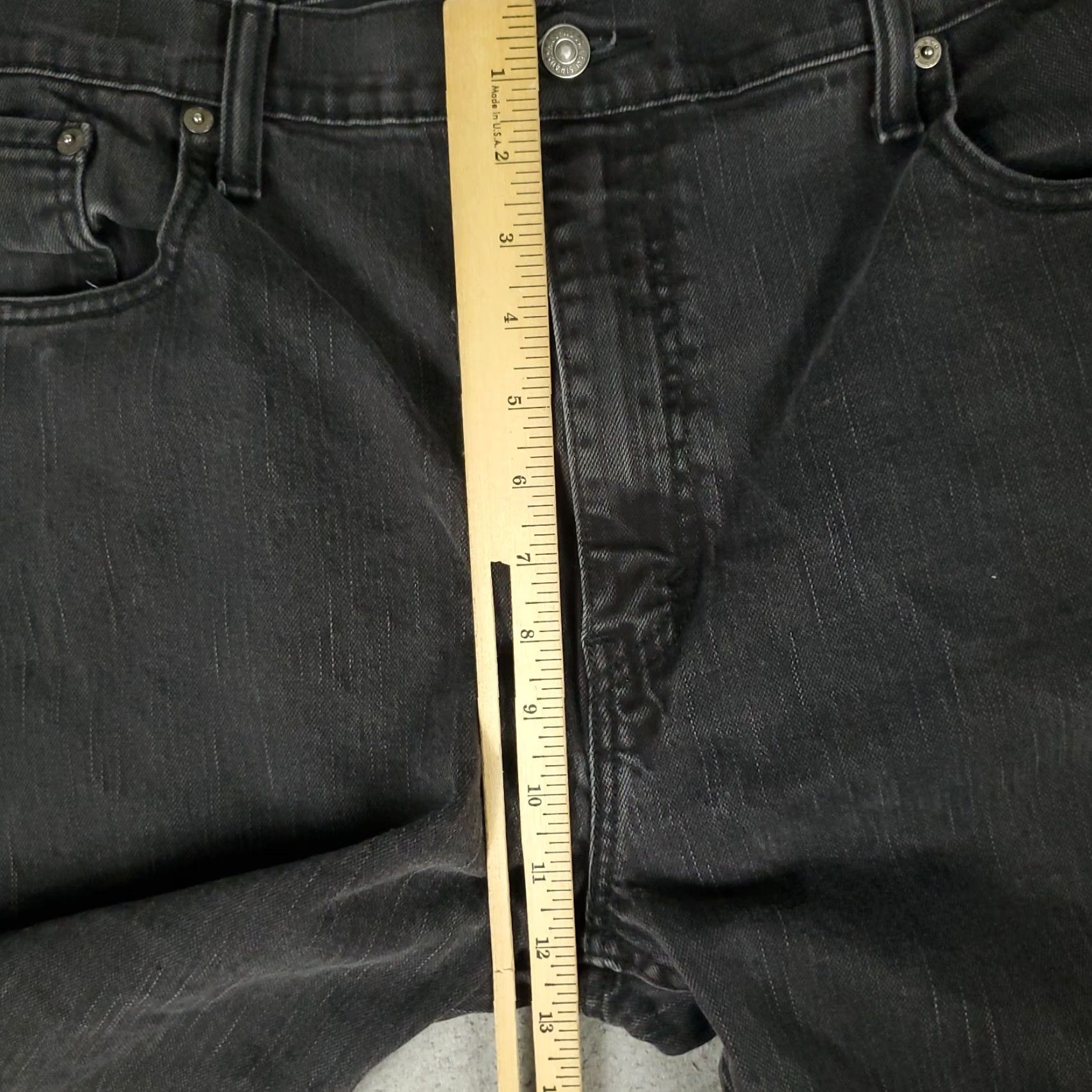 Levi's Levi's 569 Jeans Mens 40x28 Gray Denim Regular Straight 5-Pocket Zip Levi's Logo Vintage: No Mens Denim Pants Size US 40 / EU 56 - 4 Thumbnail