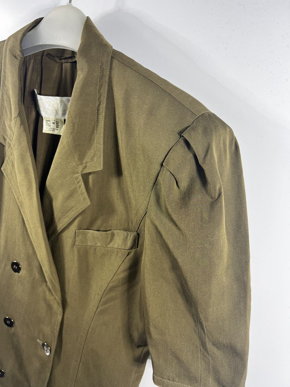Escada 🔥 ESCADA by Margaretha Ley Silk Double Breasted Coat - 38 Size M / US 6-8 / IT 42-44 - 7 Thumbnail