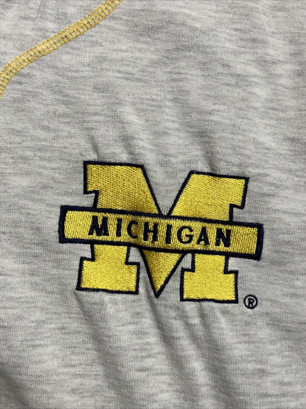 Starter Vintage Starter Michigan Wolverines NCAA Henley Size US XL / EU 56 / 4 - 3 Thumbnail