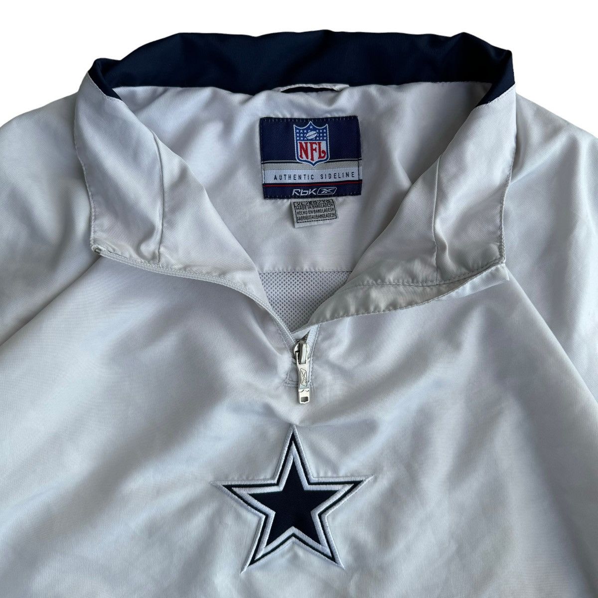 NFL × Reebok × Vintage Early 2000s Dallas Cowboys Reebok Lightweight Jacket 1/4 Zip Size US XL / EU 56 / 4 - 6 Thumbnail