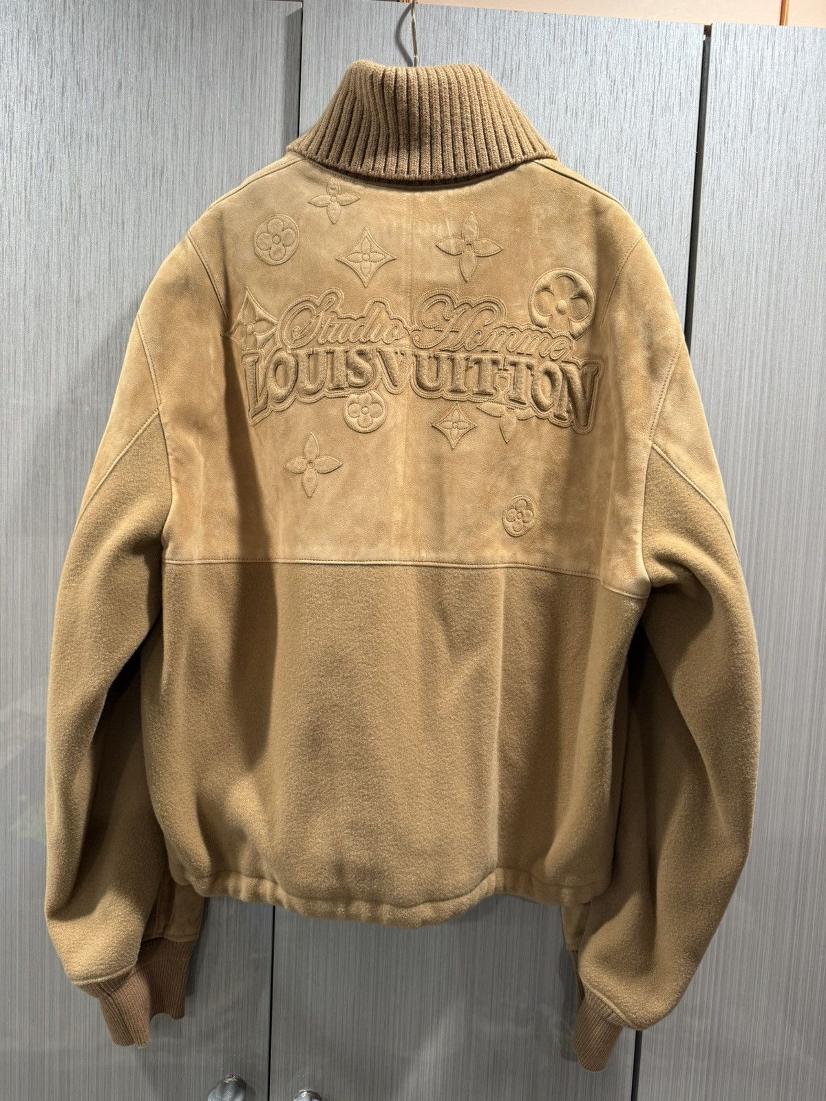 Louis Vuitton Louis Vuitton Camel Suede Monogram Western Jacket Size US M / EU 48-50 / 2 - 1 Thumbnail