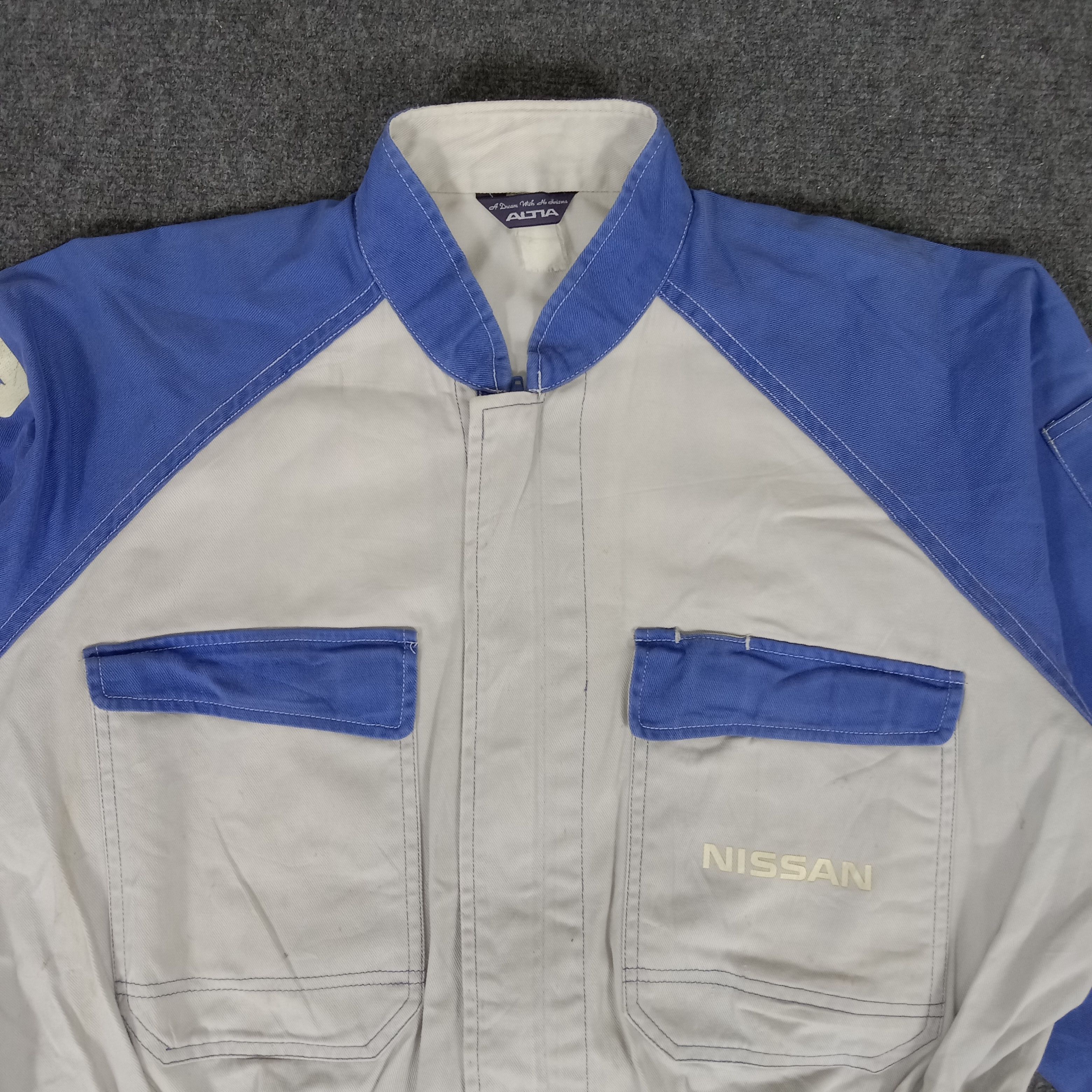 Japanese Brand × Vintage Nissan Japanese Racing Team Coverall Jacket Size US XL / EU 56 / 4 - 7 Thumbnail