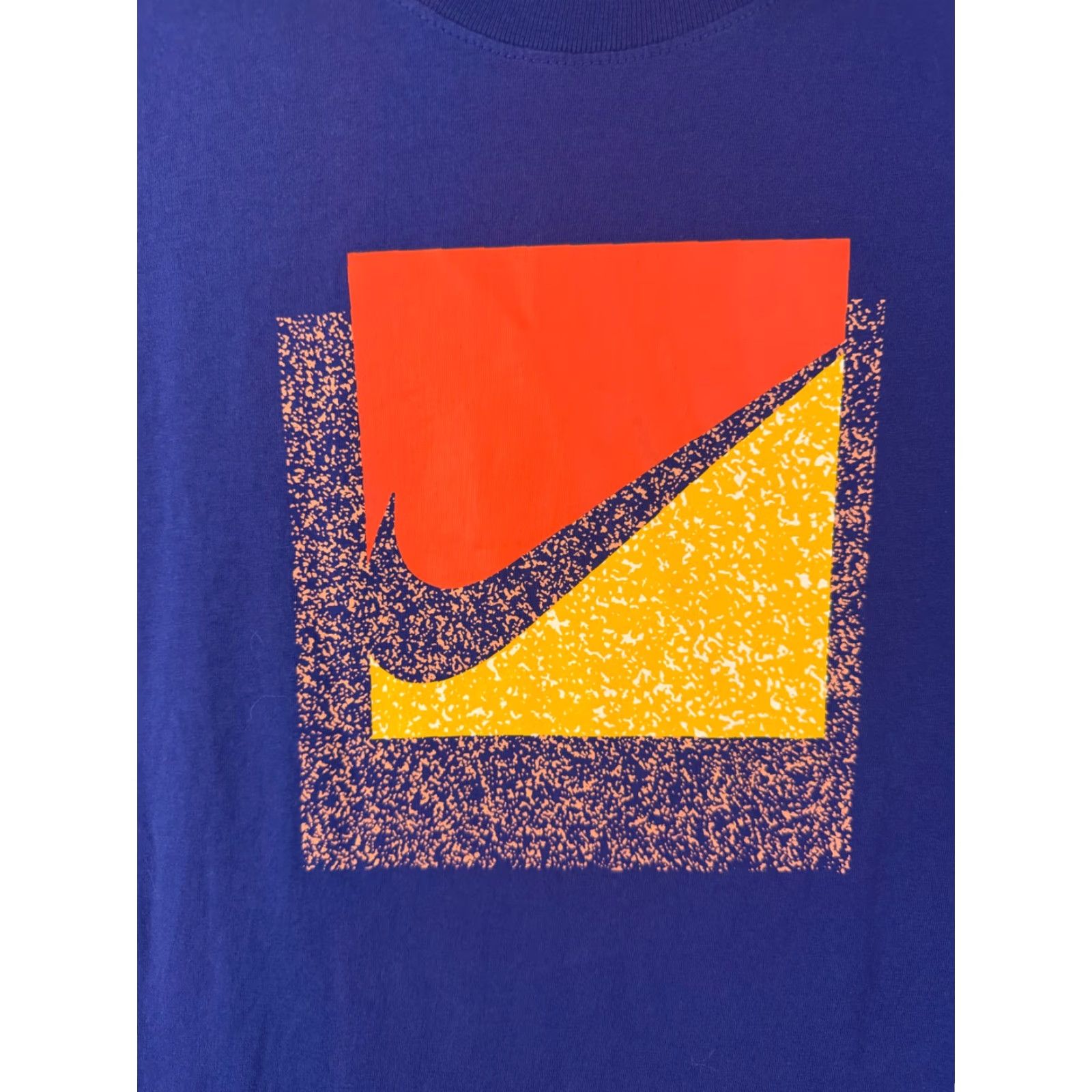 Nike Nike Tee Mens 2XL Blue Sportswear NSW Brandriff Swoosh Box Logo Short Sleeve Size US 39 - 5 Thumbnail