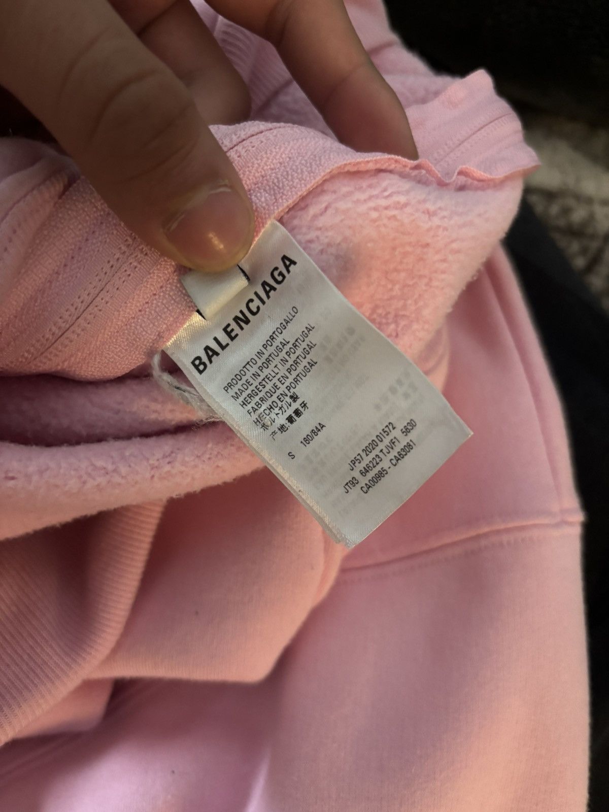 Balenciaga Pink balenciaga hoodie Size US S / EU 44-46 / 1 - 7 Thumbnail