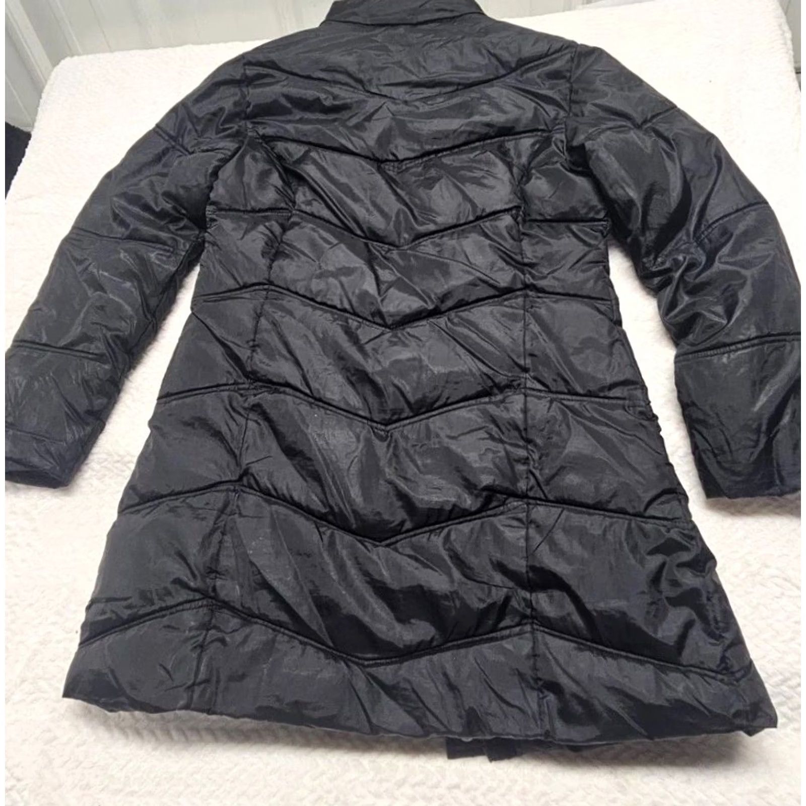 Vintage VINTAGE Puffer Jacket Women’s M Black Outerwear Button/zip Winter Warm Apollo Size M / US 6-8 / IT 42-44 - 3 Thumbnail