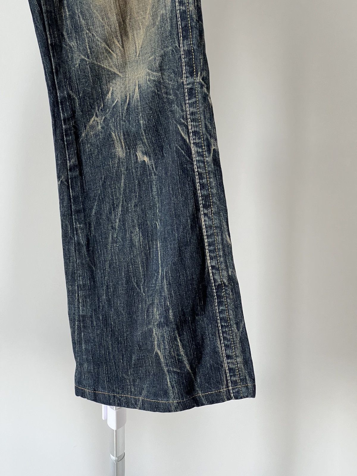 Japanese Brand P627 ET/ET BOITE FLARED DENIM MADE IN JAPAN Size US 30 / EU 46 - 7 Thumbnail