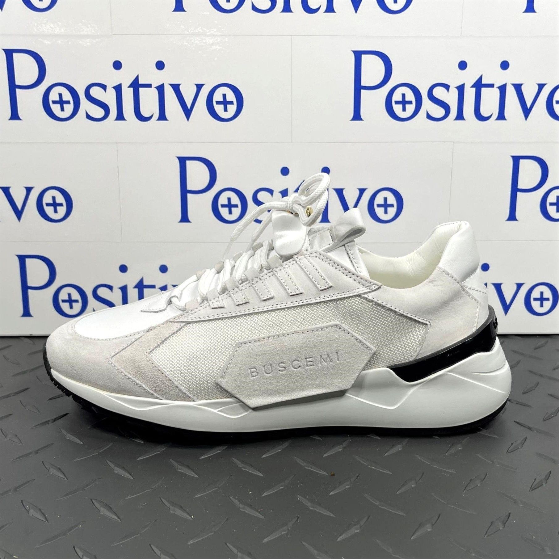 Buscemi Buscemi Run 2 White Suede Sneakers US 6 EU 39 Size US 6 / EU 39 - 1 Thumbnail