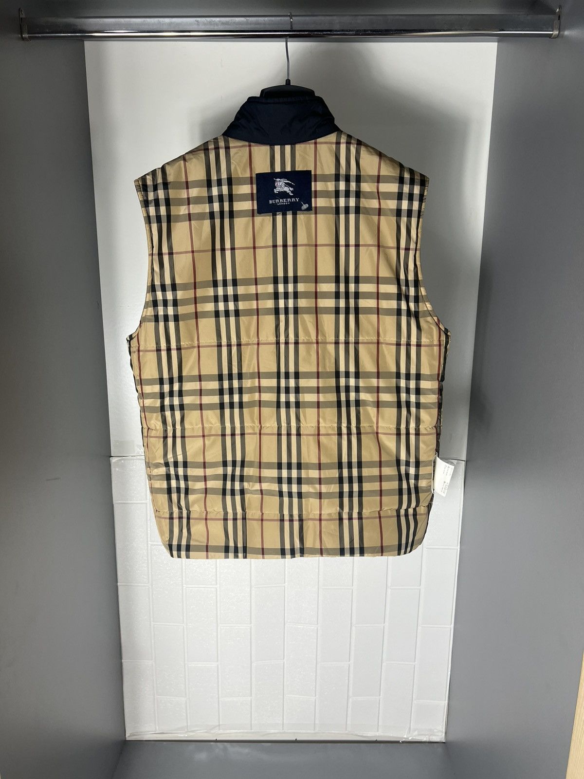 Burberry × Vintage VERY RARE BURBERRY LONDON VESTS DESIGNER JAPAN STYLE Y2K 90s Size US M / EU 48-50 / 2 - 15 Thumbnail