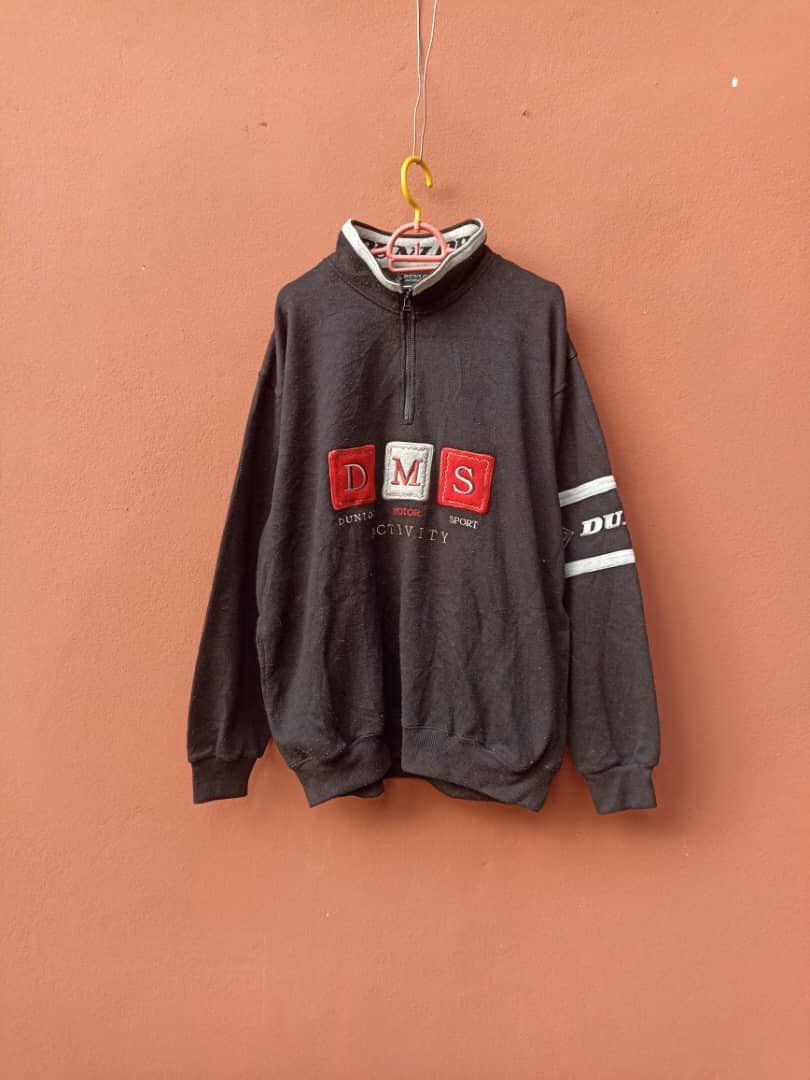 Dunlop × Japanese Brand DUNLOP Motor Sport Sweatshirt half zipper Size US L / EU 52-54 / 3 - 1 Thumbnail