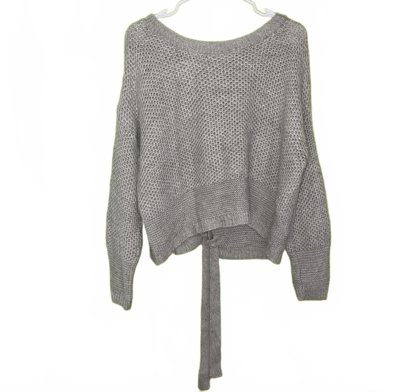 Express Express Grey Knit Sweater S Size S / US 4 / IT 40 - 1 Thumbnail