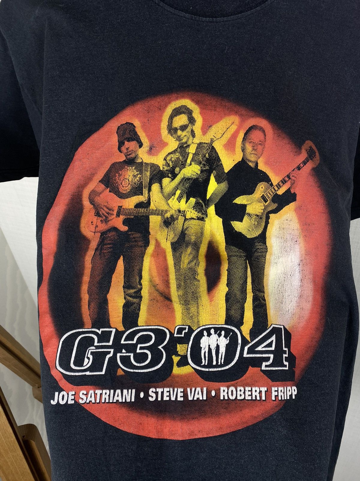 Band Tees × Fruit Of The Loom G3 Joe Satriani 2004 t Shirt Size US M / EU 48-50 / 2 - 9 Thumbnail