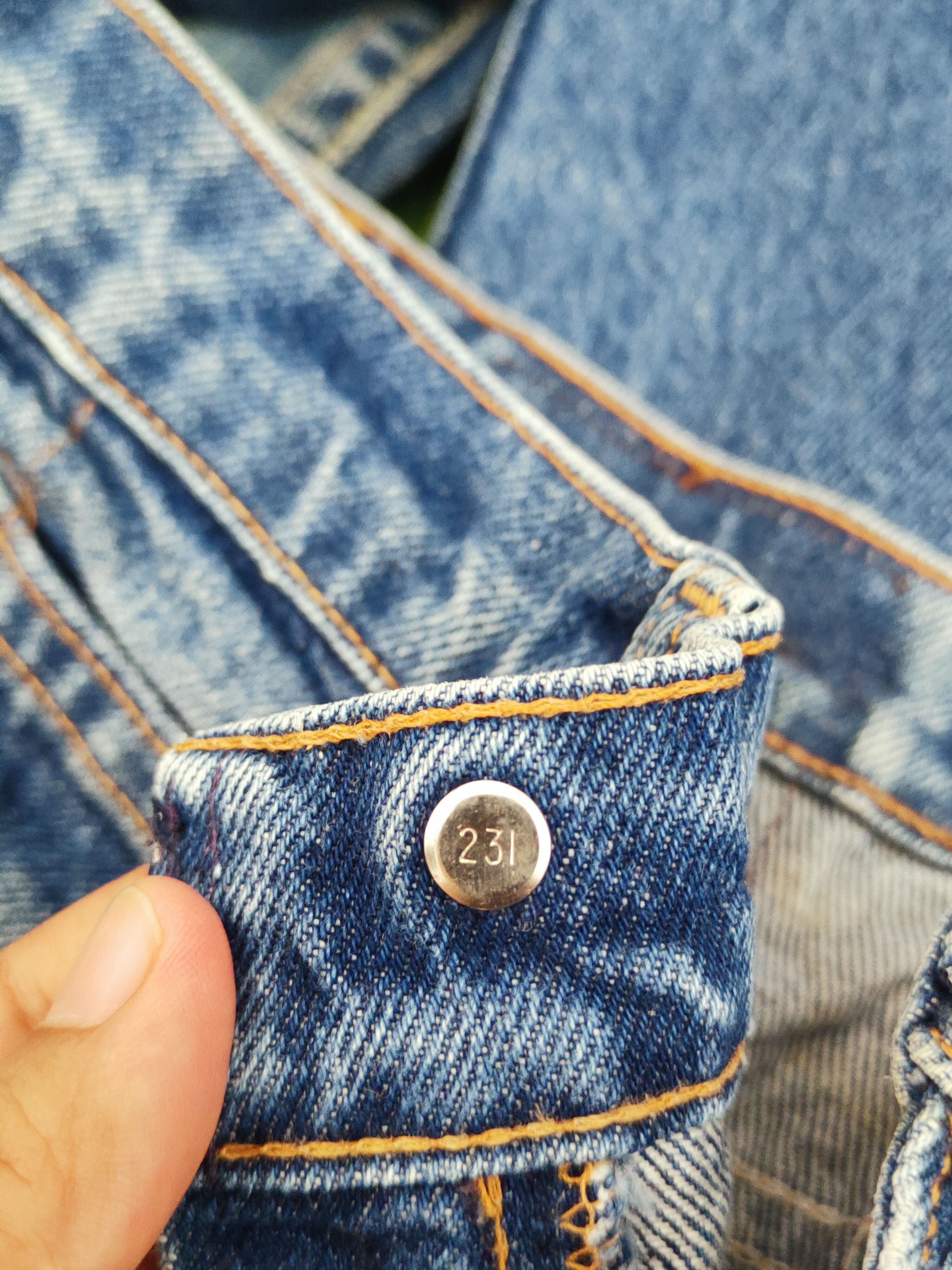 Levi's 505 Levi's orange tag faded Distressed Ripped denim #S2700 Size US 30 / EU 46 - 15 Thumbnail