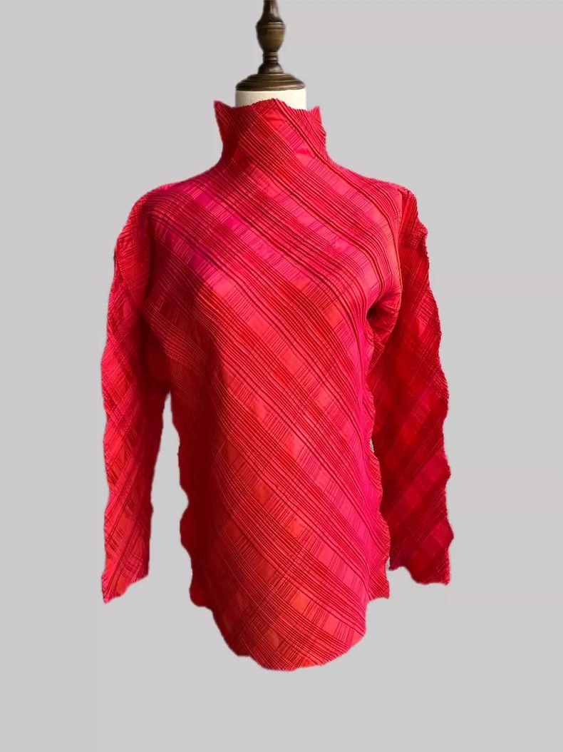 Issey Miyake Issey Miyake Relief checkered top Size M / US 6-8 / IT 42-44 - 3 Thumbnail