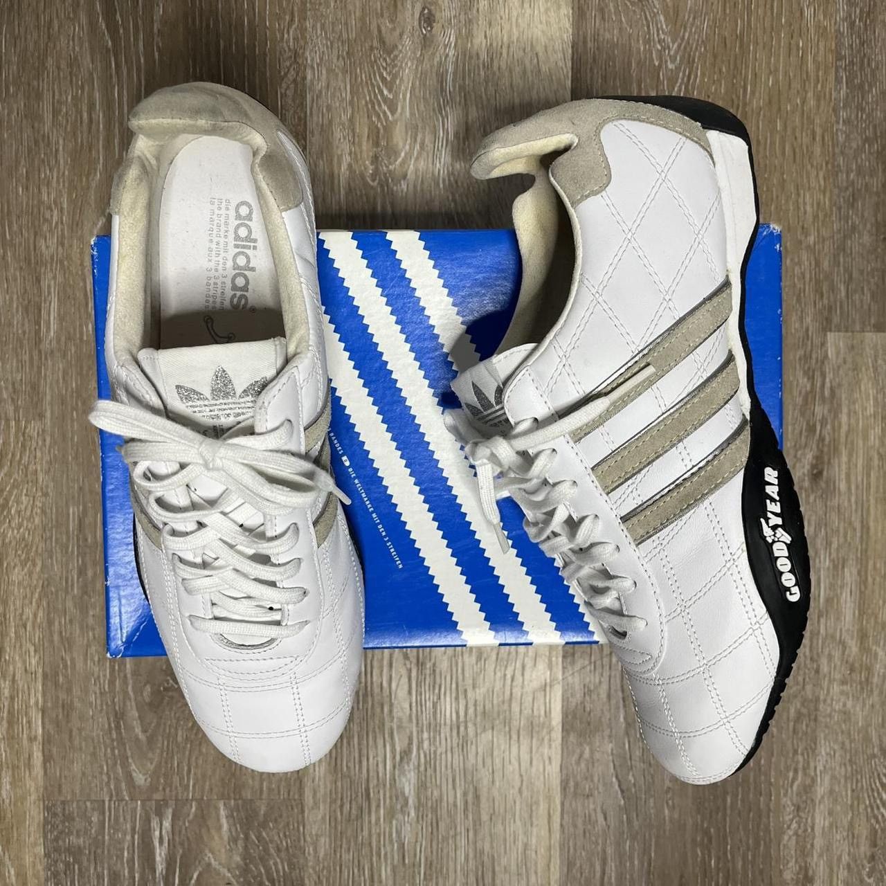 Adidas × Vintage y2k adidas goodyear driving sneakers Size US 8 / EU 41 - 2 Thumbnail
