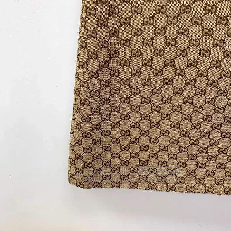 Gucci Gucci Dark brown logo jacquard full print cotton casual ha Size 28" / US 6 / IT 42 - 4 Thumbnail