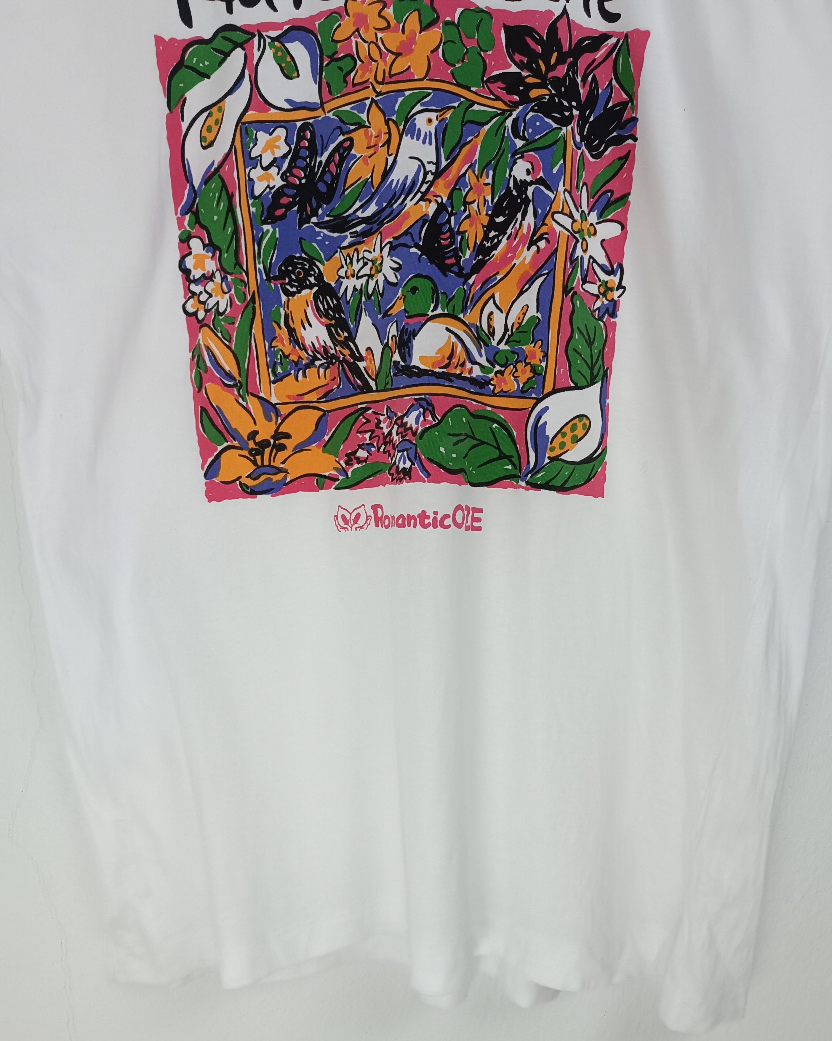 Other VINTAGE 90's NATURAL SCENE FLOWER ART PICASSO GARDEN TEE Size US L / EU 52-54 / 3 - 11 Thumbnail