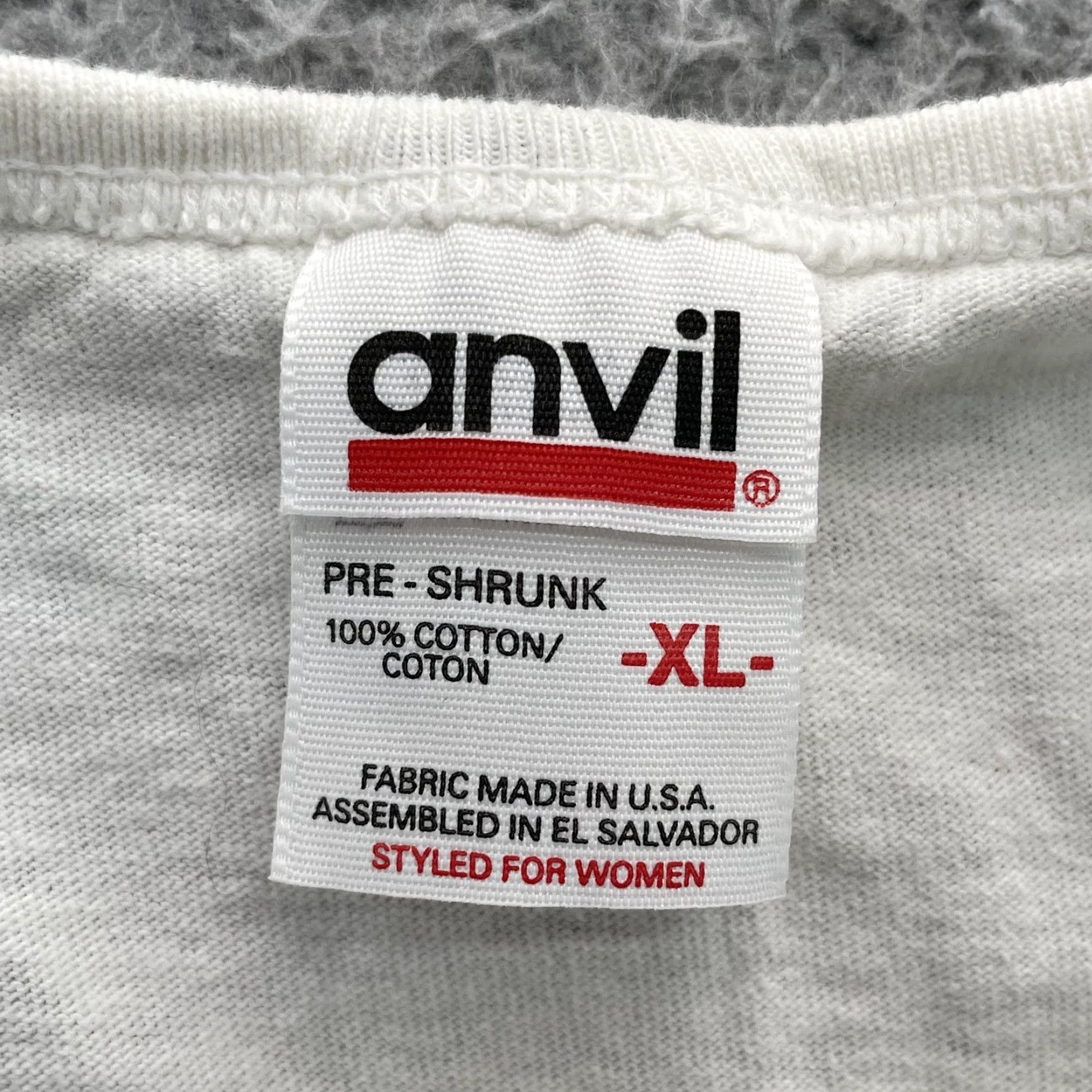 Anvil VTG Anvil Haustyles Custom Bikes T-Shirt Women XL White Tank Top Moto Biker Y2k Size XL / US 12-14 / IT 48-50 - 5 Thumbnail