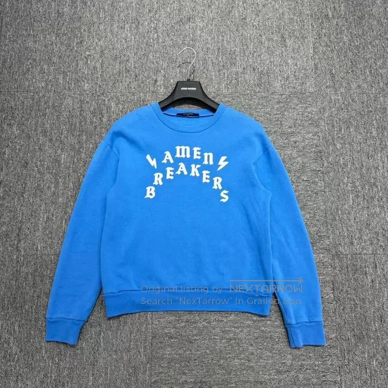 Louis Vuitton Louis Vuitton Blue printed sweatshirt Size US XS / EU 42 / 0 - 1 Thumbnail