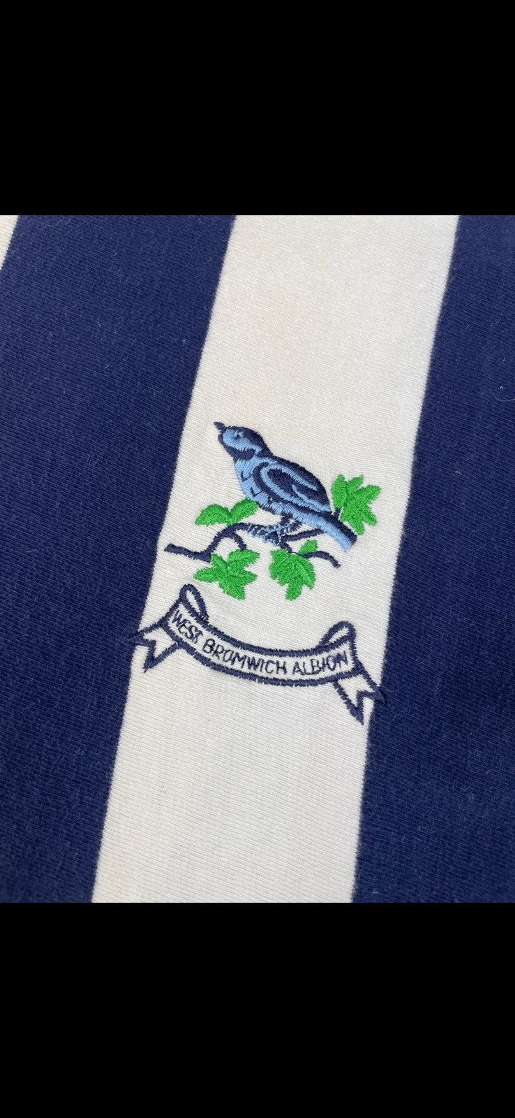 Vintage Vintage West Bromwich Albion striped soccer jersey L Toffs Size US L / EU 52-54 / 3 - 8 Thumbnail