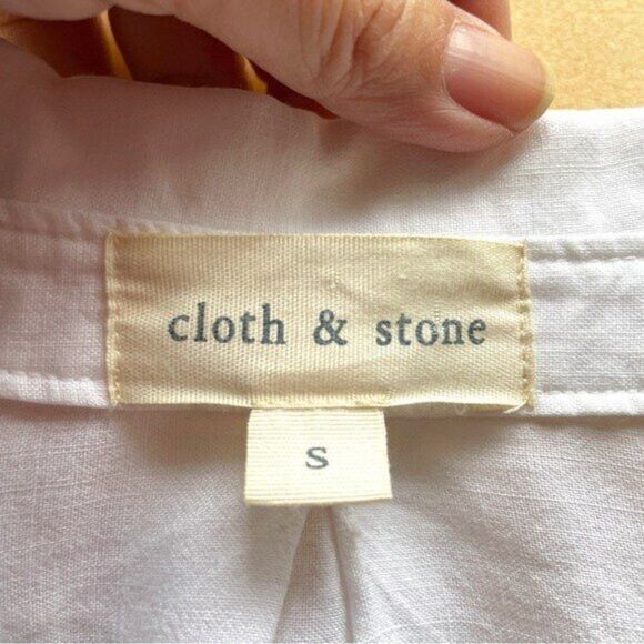 Anthropologie Cloth & Stone Split Back Button Down Button Shirt - Small Size S / US 4 / IT 40 - 7 Thumbnail