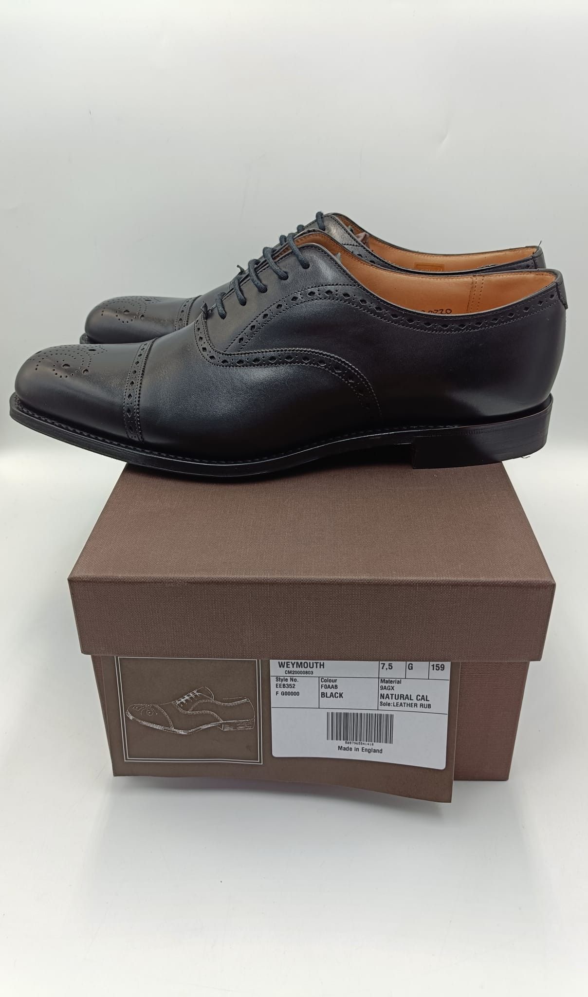 Church's Church’s Wheymouth Oxford Black Size US 8.5 / EU 41-42 - 9 Thumbnail