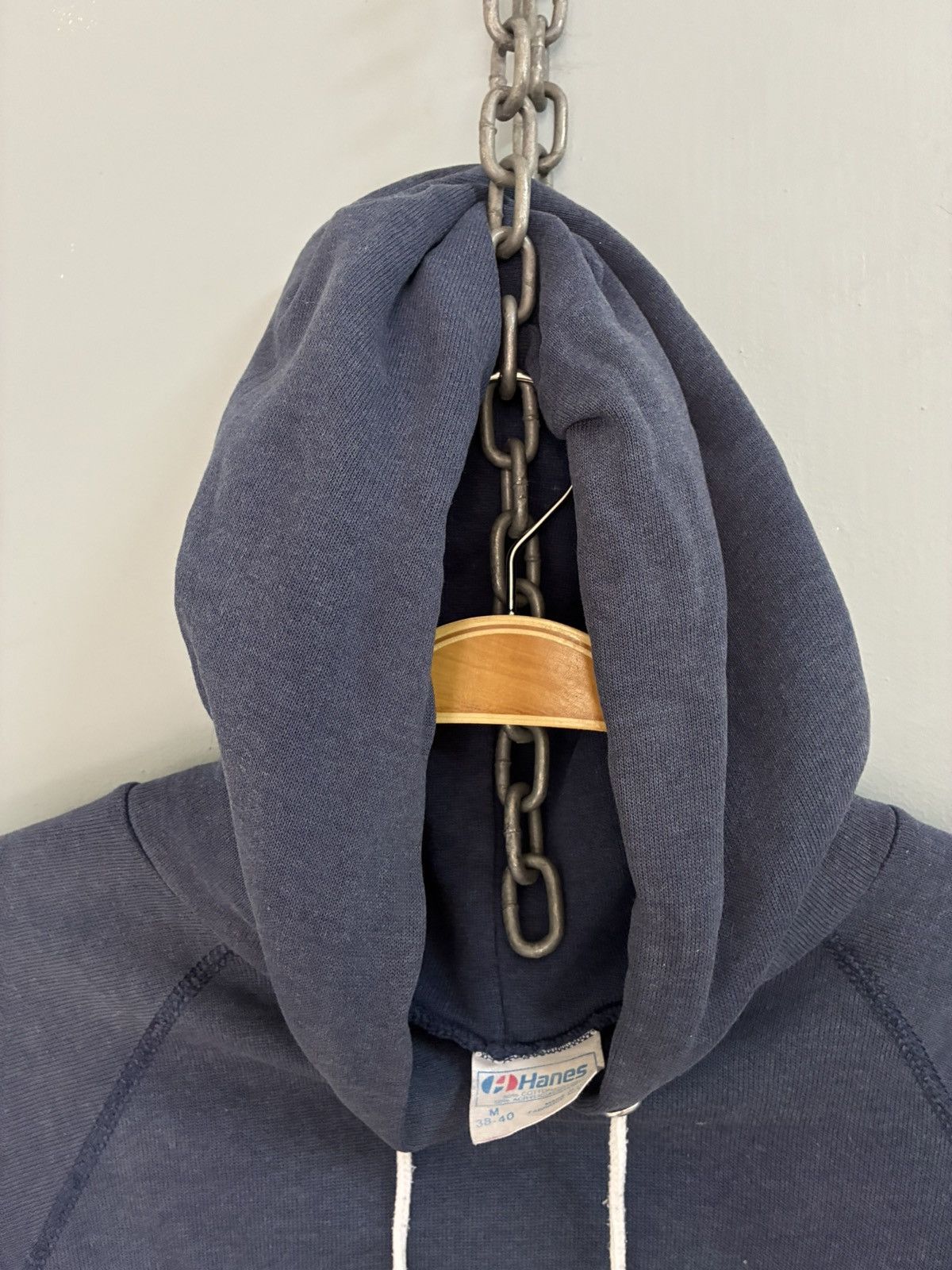 Vintage Vintage 80s Plain Hoodie Size US M / EU 48-50 / 2 - 5 Thumbnail