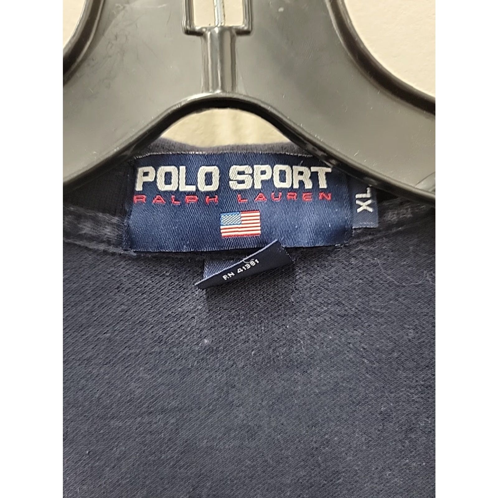 Ralph Lauren VINTAGE Ralph Lauren POLO SPORT FLAG Stars and Stripes Short Sleeve Polo XL Men Blue Polo Shirt Shirt Size US XL / EU 56 / 4 - 3 Thumbnail