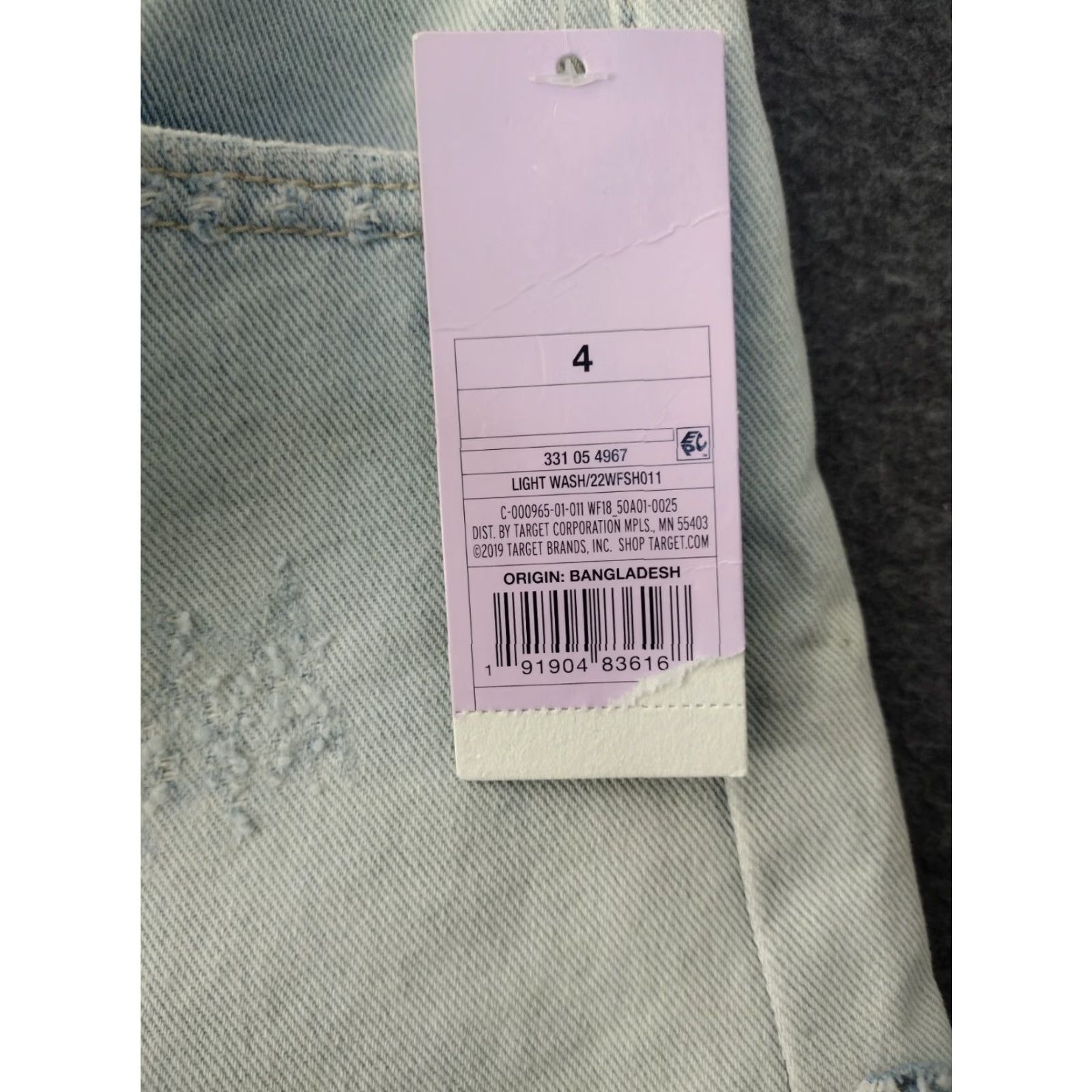 Vintage Nike Wild Fable Denim Shorts Size 27" / US 4 / IT 40 - 6 Thumbnail