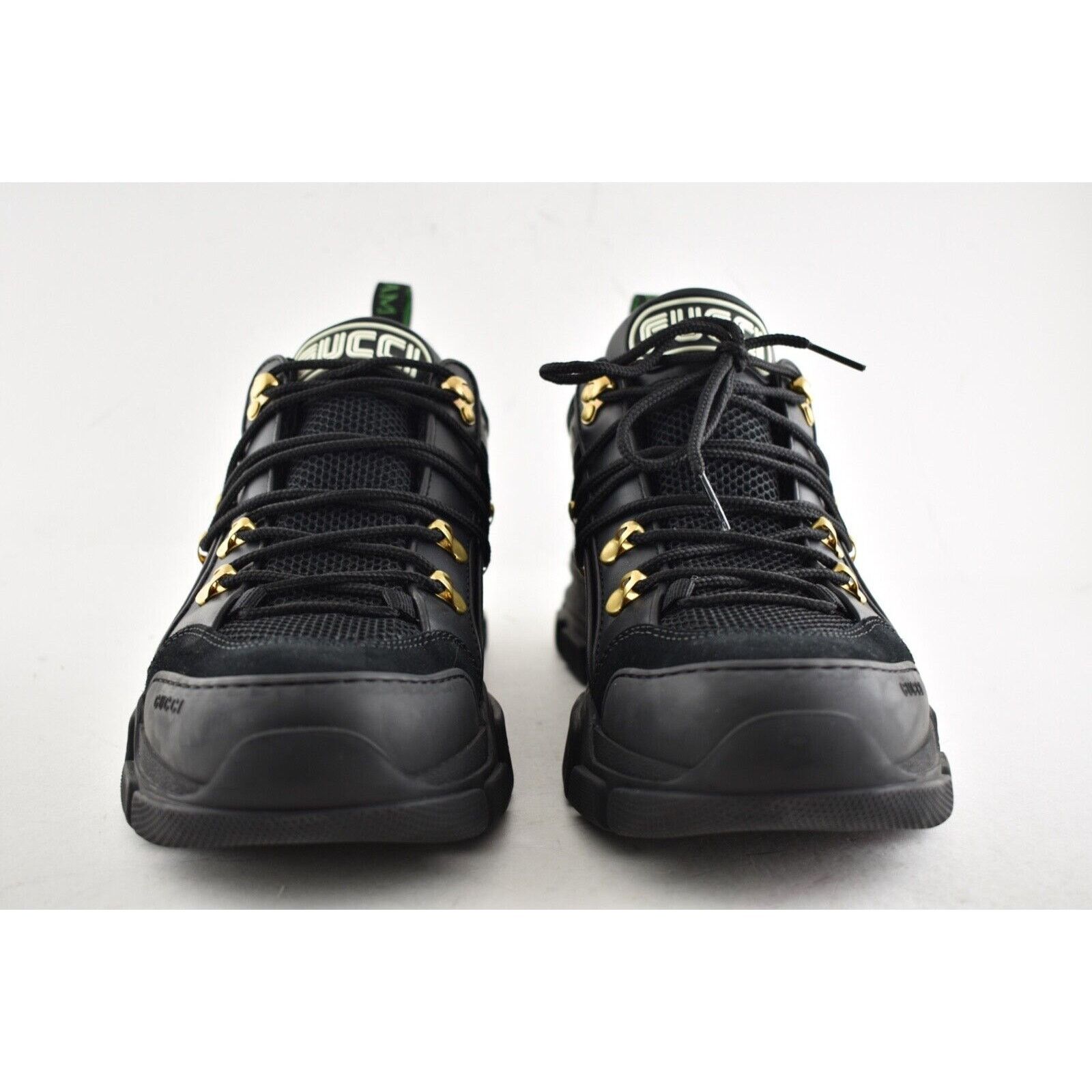 Gucci Gucci Mens Flashtrek Journey Black Leather Hiker Chunky Size US 7 / EU 40 - 5 Thumbnail