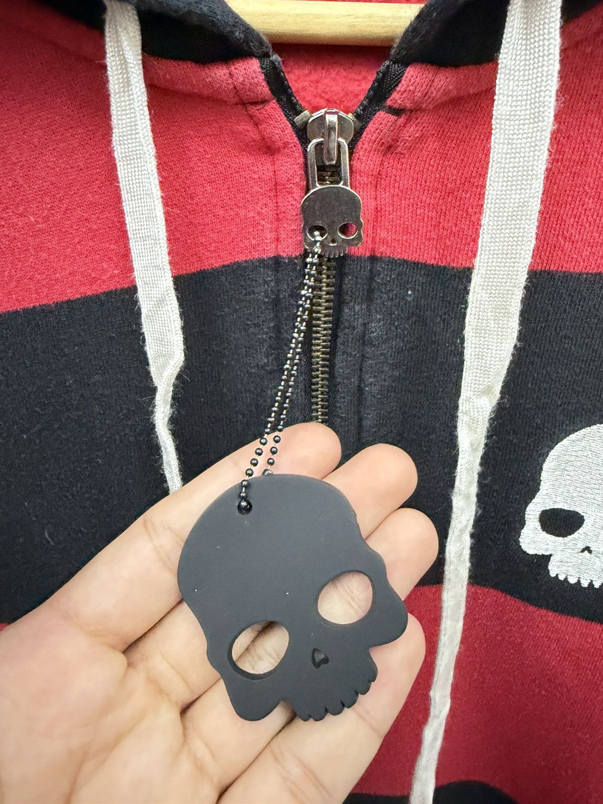 HYDROGEN HYDROGEN PUNKS EMBROIDERY SKULL LIMITED EDITION HOODIE Size US L / EU 52-54 / 3 - 3 Thumbnail