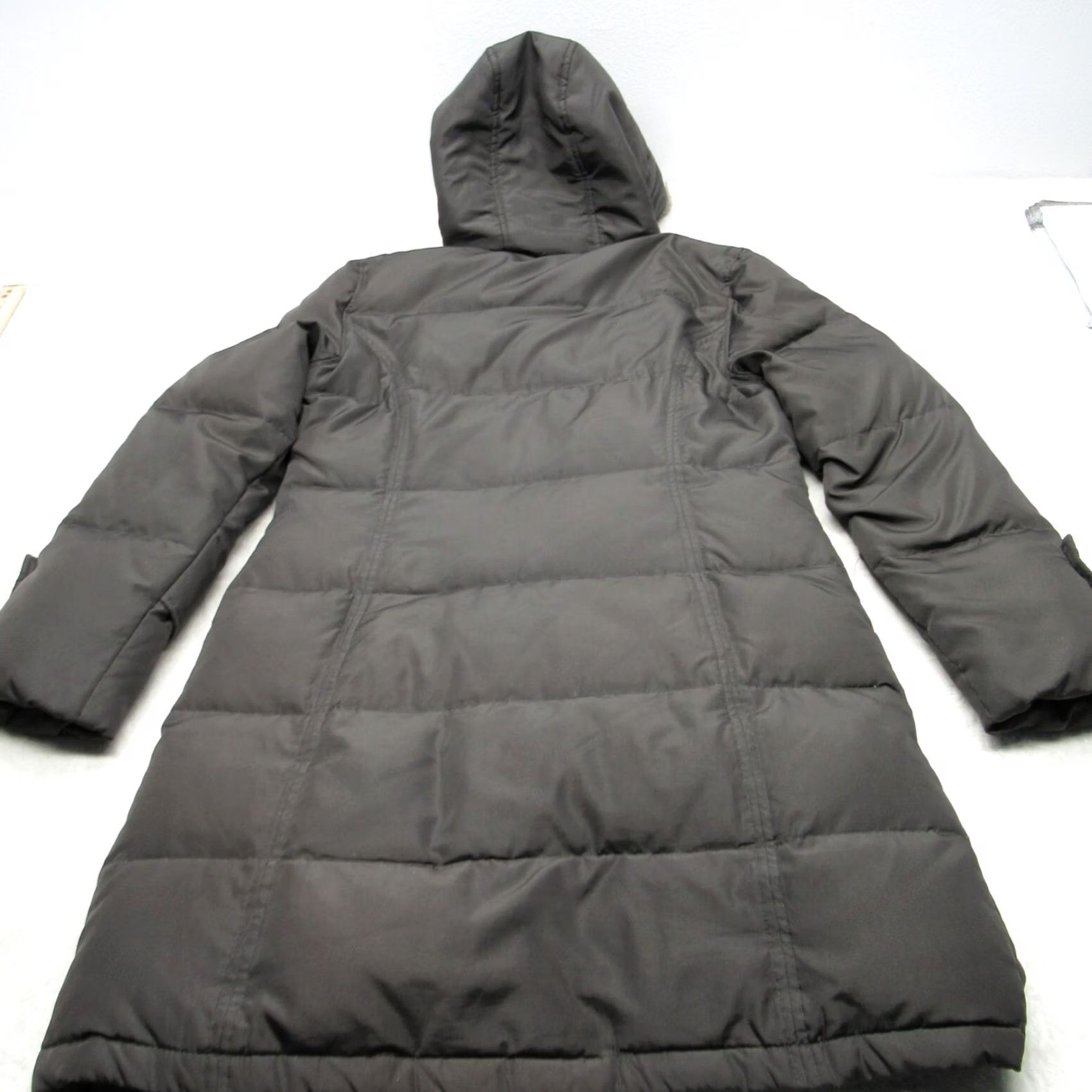 Calvin Klein Calvin Klein Down Parka Women Medium Black Hooded Full Zip Puffer Jacket Size M / US 6-8 / IT 42-44 - 5 Thumbnail
