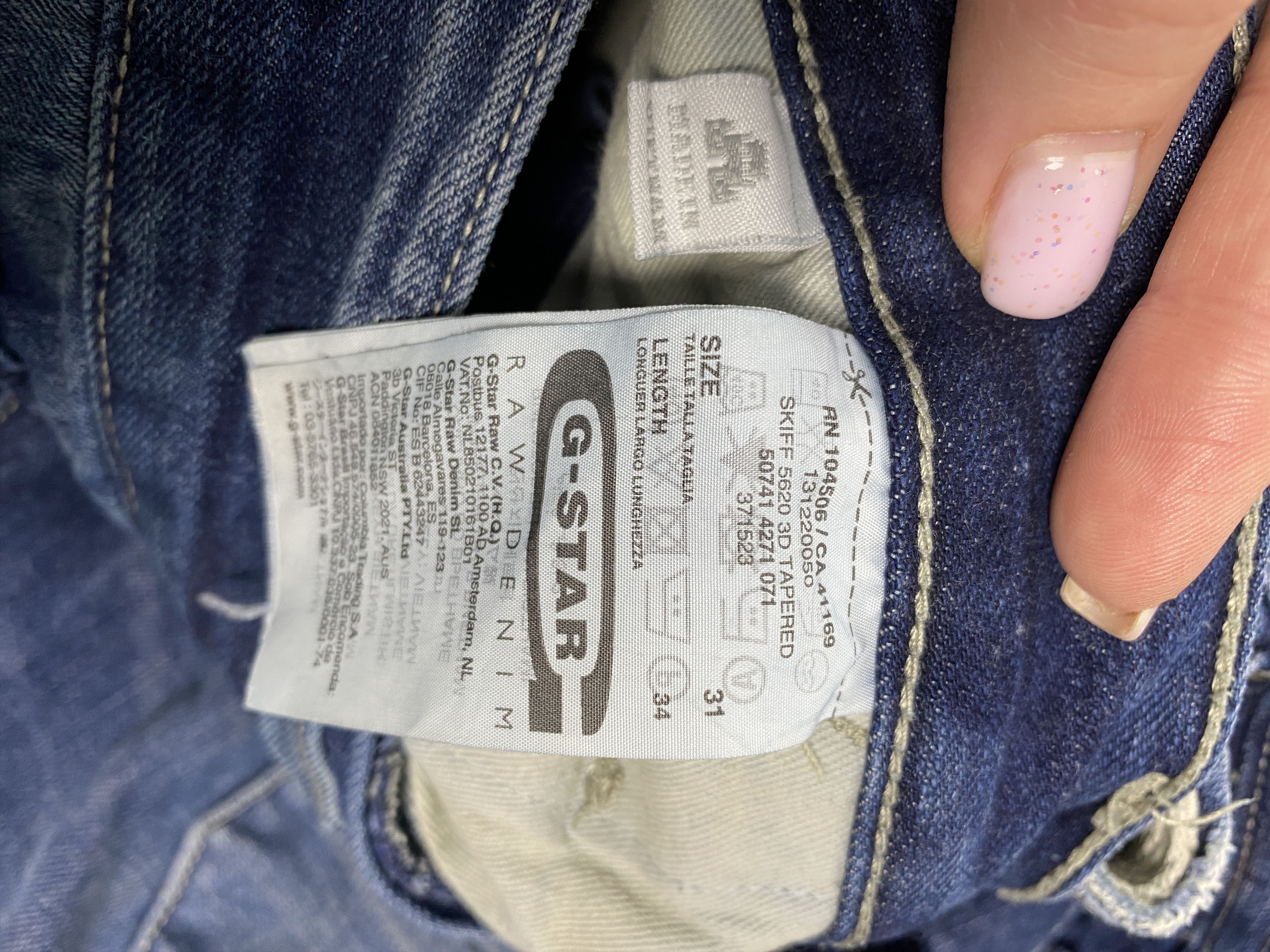 G-Star G Star Raw vintage jeans biker denim pants y2k Size US 31 - 5 Thumbnail