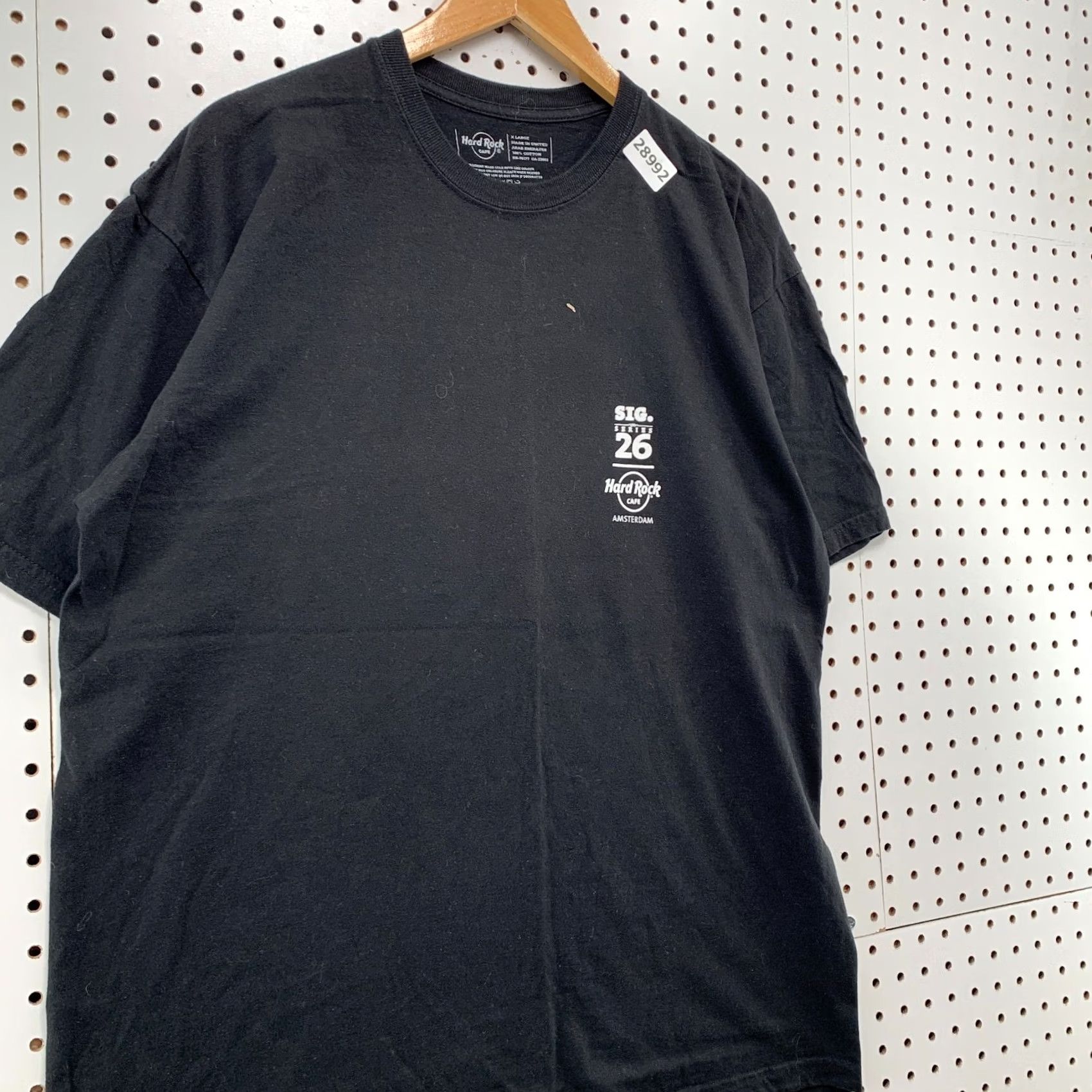 Hard Rock Cafe Hard Rock Bon Jovi Shirt Mens XL Black Music Band TEE Heart Dagger Logo 23x29.5 Size US XL / EU 56 / 4 - 5 Thumbnail
