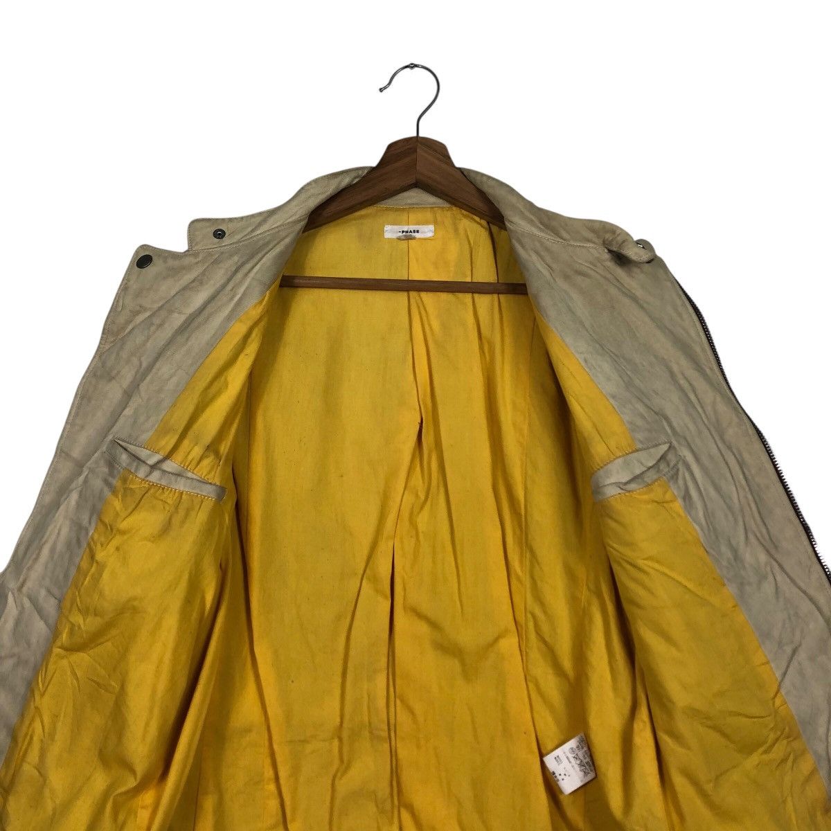 Japanese Brand Vintage Biker Leather Jacket Phase Riri Zipper Issey Miyake Size US S / EU 44-46 / 1 - 15 Thumbnail