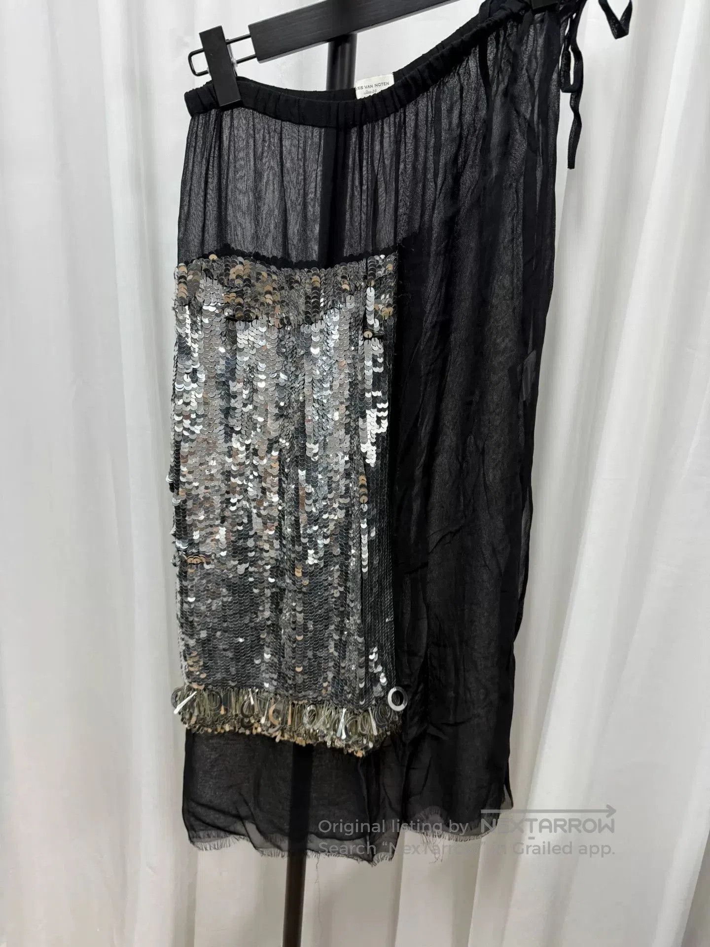 Dries Van Noten Dries Van Noten Sequin Skirt 34. Size 33" - 7 Thumbnail