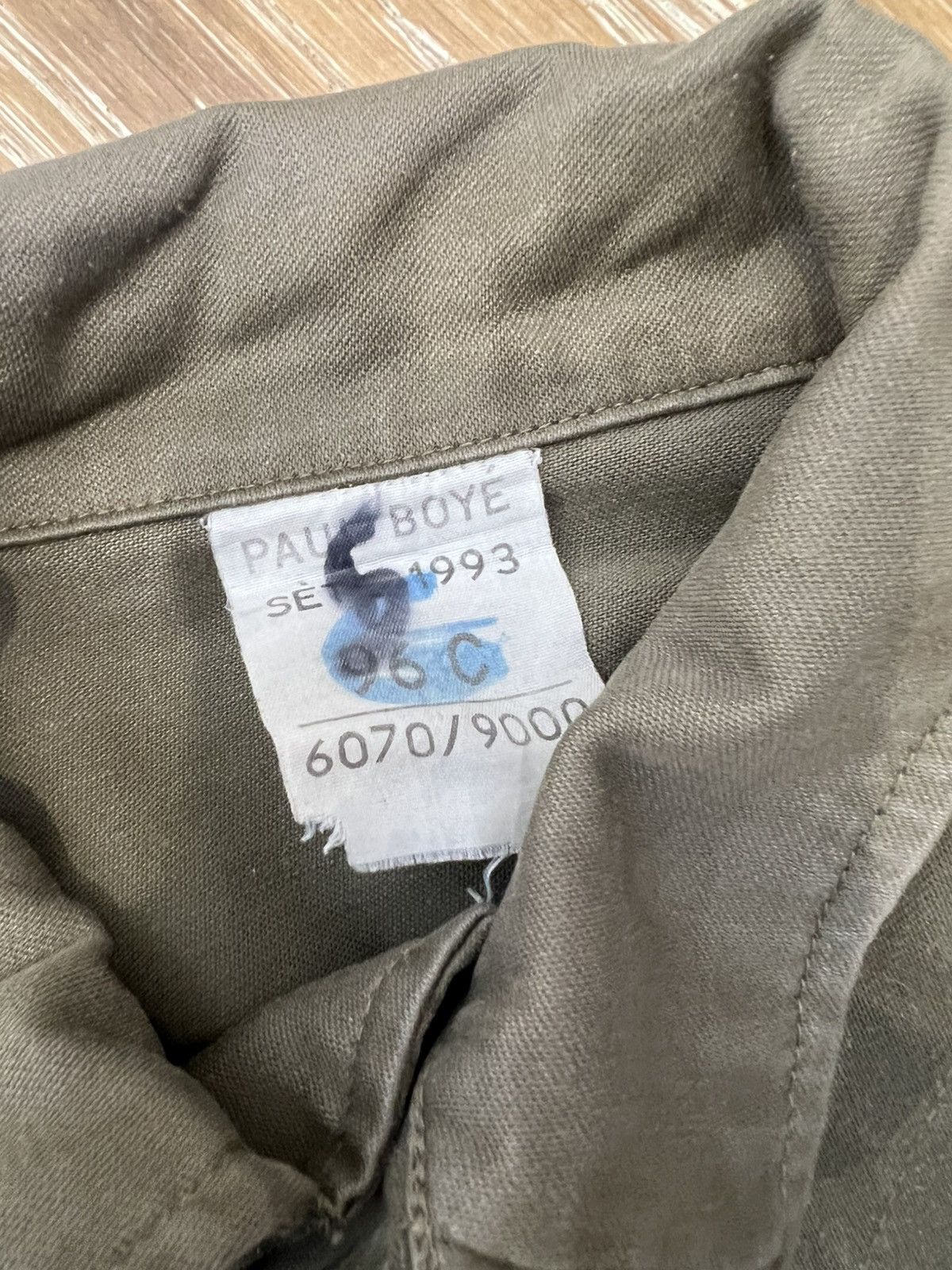 Vintage Vintage 1993 paul boye military french army surplus jacket Size US S / EU 44-46 / 1 - 3 Thumbnail