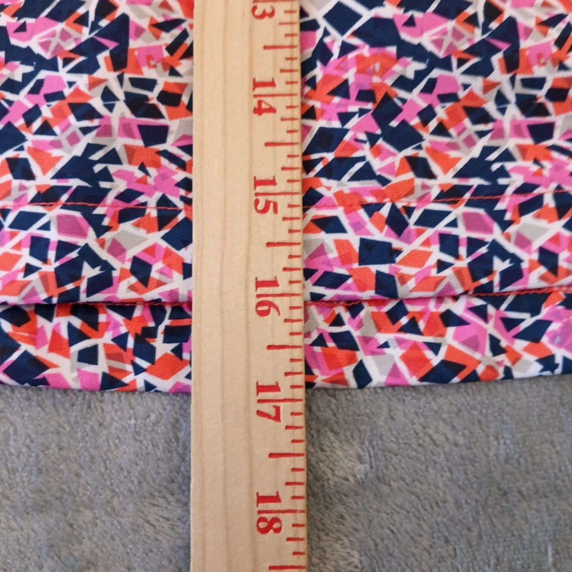 Pinko Lady Hagen Skirt Short Pink Geometric Pockets Zip Size 6 Womens Size 28" / US 6 / IT 42 - 3 Thumbnail