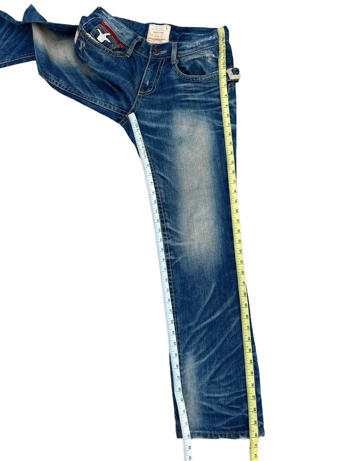 Vintage RARE! Yoshitomo Nara Lolita Vintage Denim Jeans Size US 30 / EU 46 - 5 Thumbnail