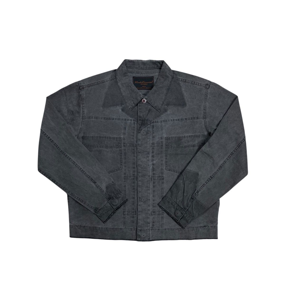 Undercover Undercoverism SS03 Scab Giz Logo Denim Jacket Size US M / EU 48-50 / 2 - 5 Thumbnail
