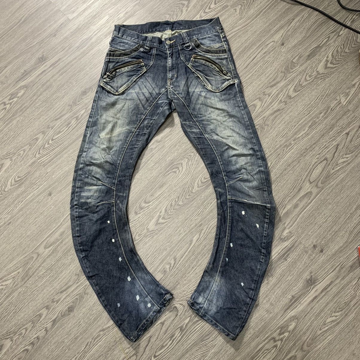 Japanese Brand × PPFM × Tornado Mart PPFM J-Cut Curve Denim | Grailed
