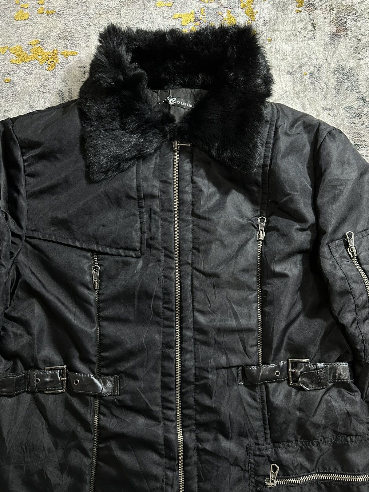 Tornado Mart GOTHIC HAZARD FUR COLLAR JACKET IF SIX WAS NINE LGB STYLE Size US L / EU 52-54 / 3 - 2 Thumbnail
