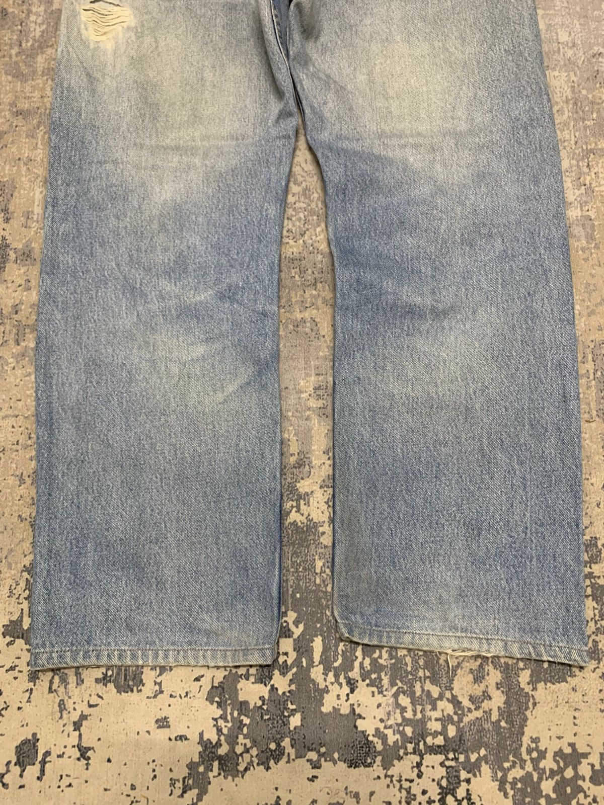 Japanese Brand Vintage Japanese Original Denim Jeans Faded Blue Skater Y2K Size US 31 - 12 Thumbnail