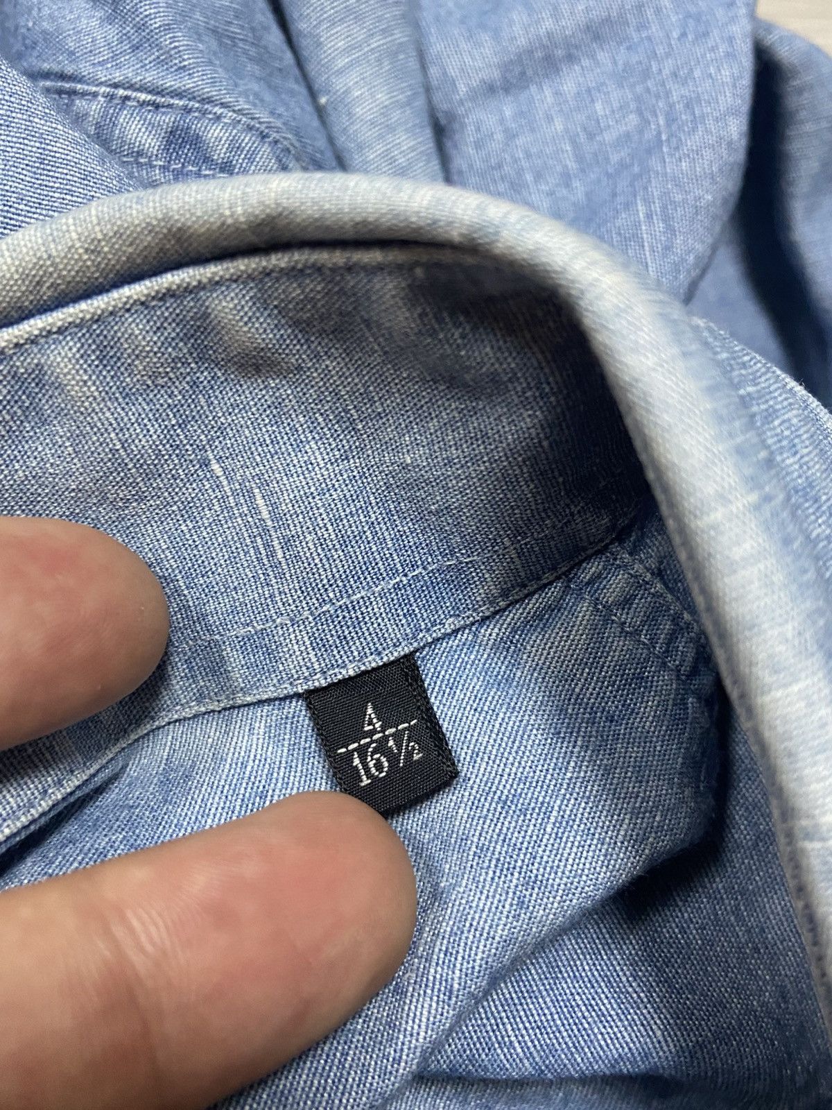 Burberry Burberry London linen denim multipocket shirt buttons Size US M / EU 48-50 / 2 - 10 Thumbnail