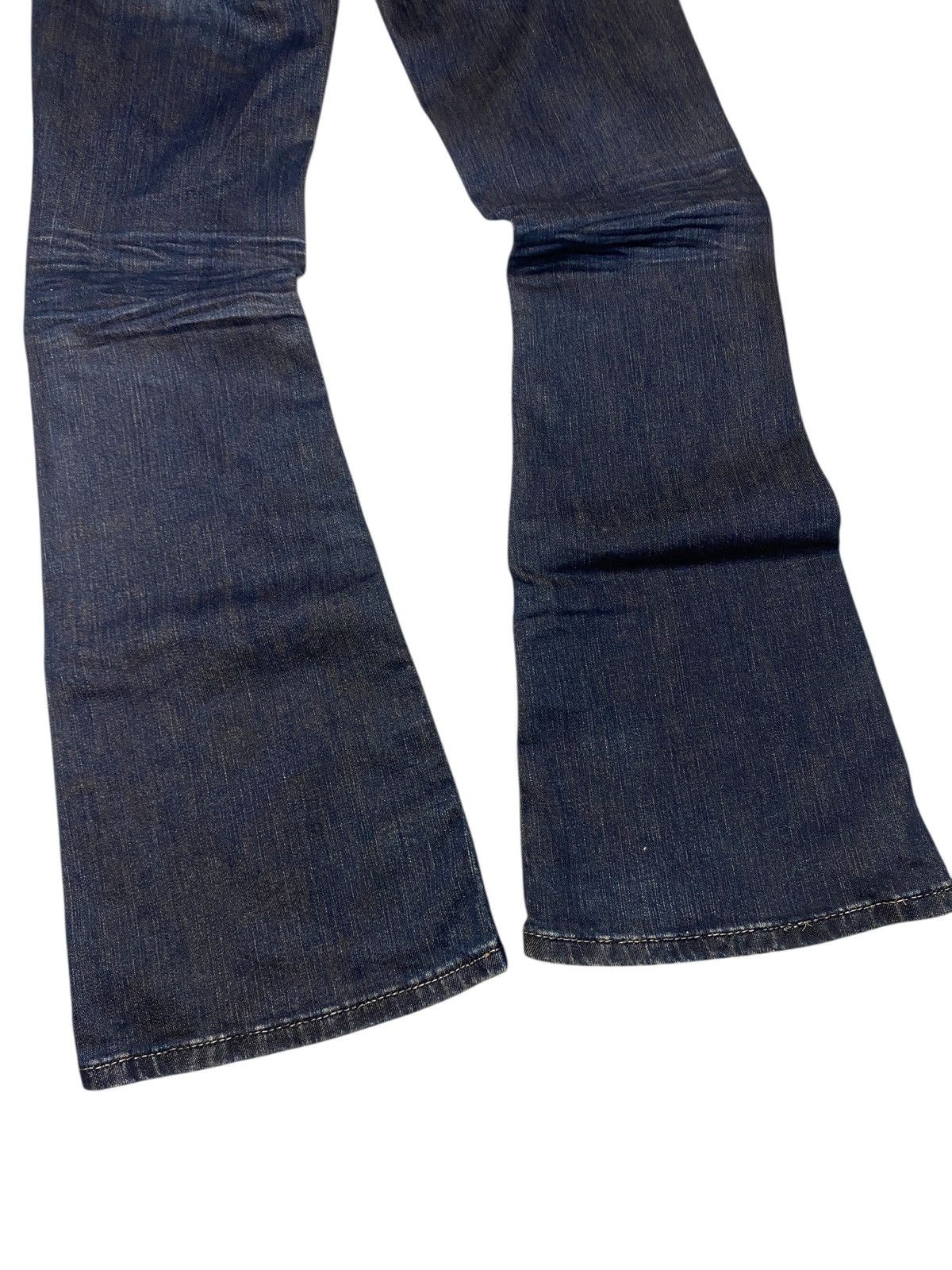 If Six Was Nine 2000's Veromoda Seawash Punk Studded Bootcut Jeans Size US 26 / EU 42 - 10 Thumbnail