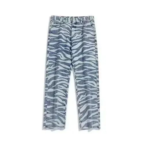 Japanese Brand VIBE Zebra Stripes jeans Size US 33 - 4 Thumbnail