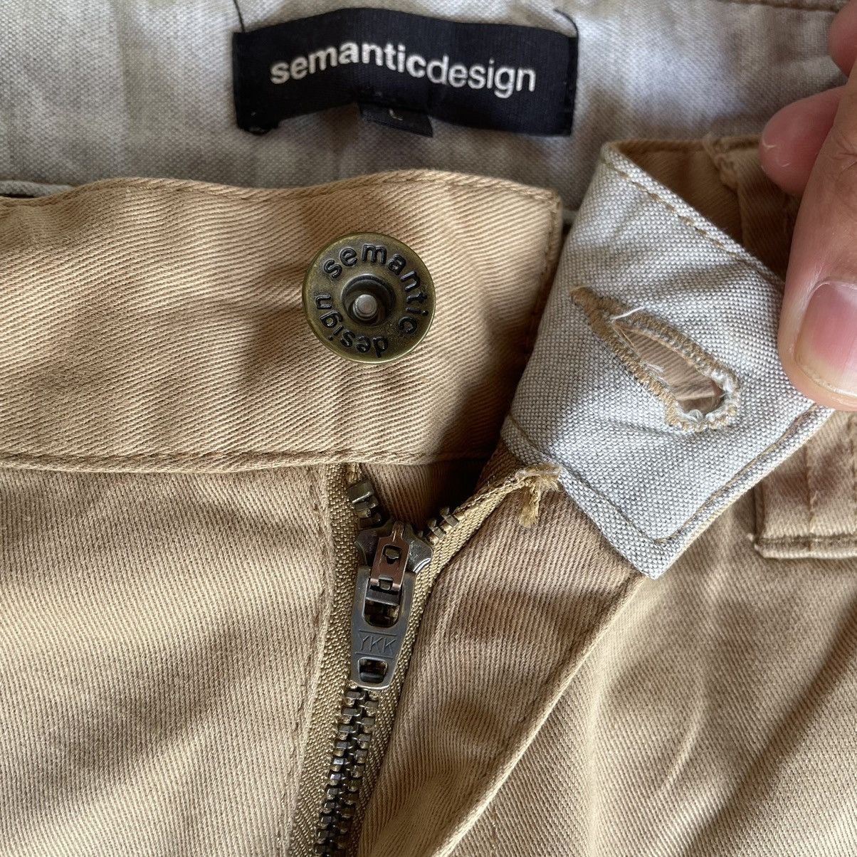 Designer × Japanese Brand × semanticdesign 🔥🇯🇵Semantic Design 7 Pockets Khakis Cotton Casual Pants Size US 32 / EU 48 - 11 Thumbnail