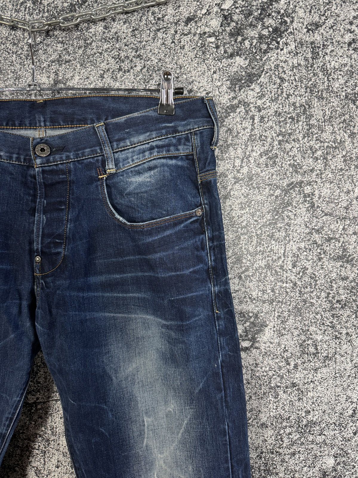 G-Star G-Star RAW New Radar Low Loose Jeans Distressed Pants 36x32 Size US 36 / EU 52 - 3 Thumbnail